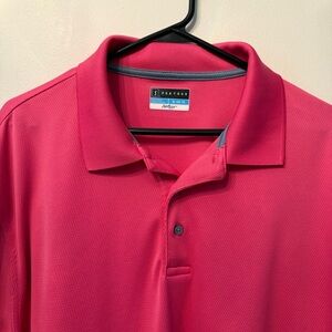 PGA Tour Men’s XL Pink Golf Polo